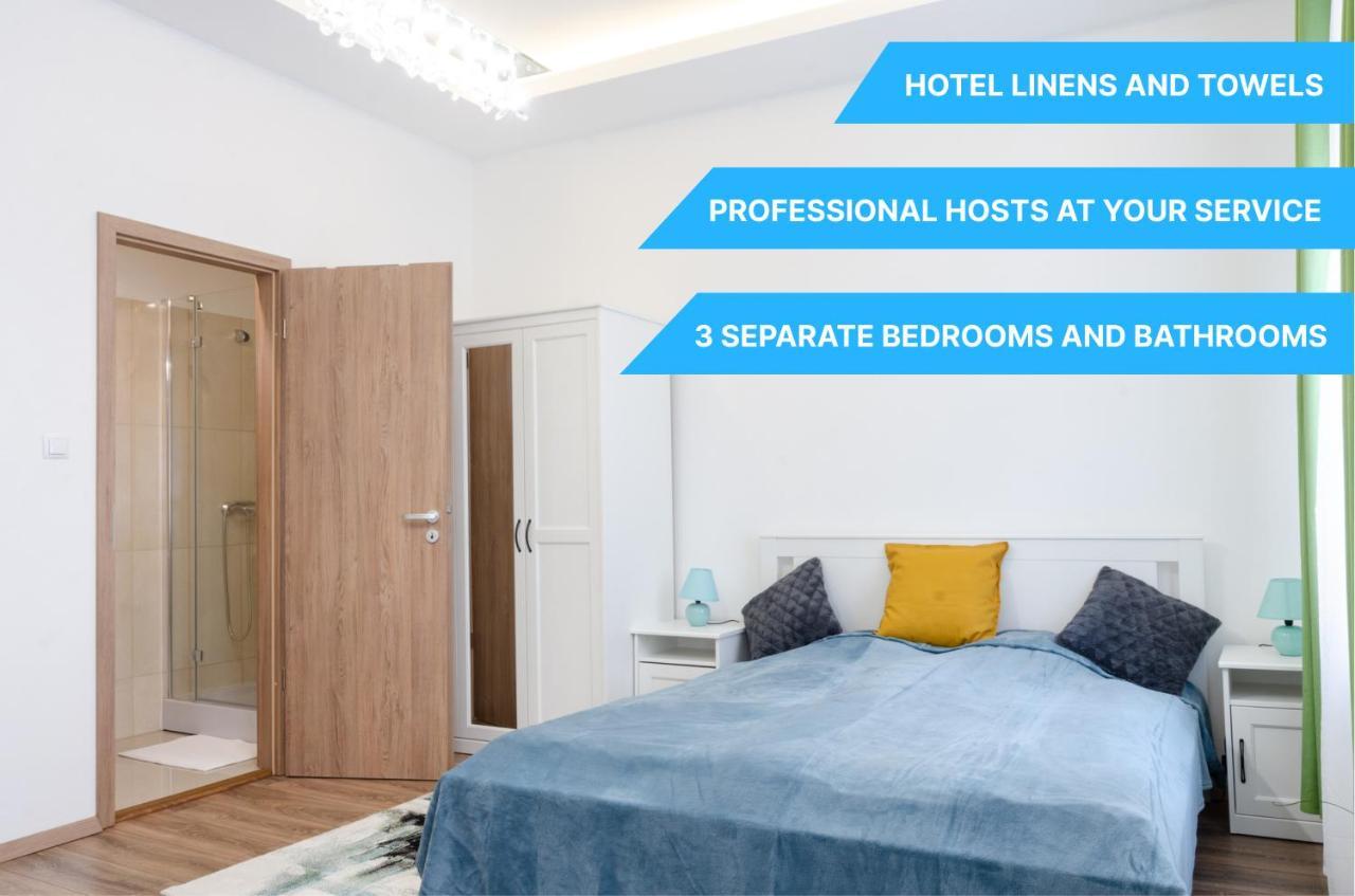 3 En Bedroom Flat In The Main Centre For 6ppl, 3bdr,3bthr,ac Apartamento Budapeste